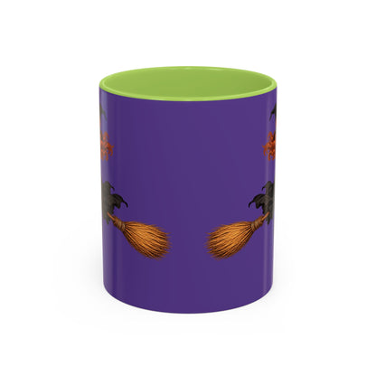 Hazel Hex Purple Accent Mug by CreepyCrafts.boo