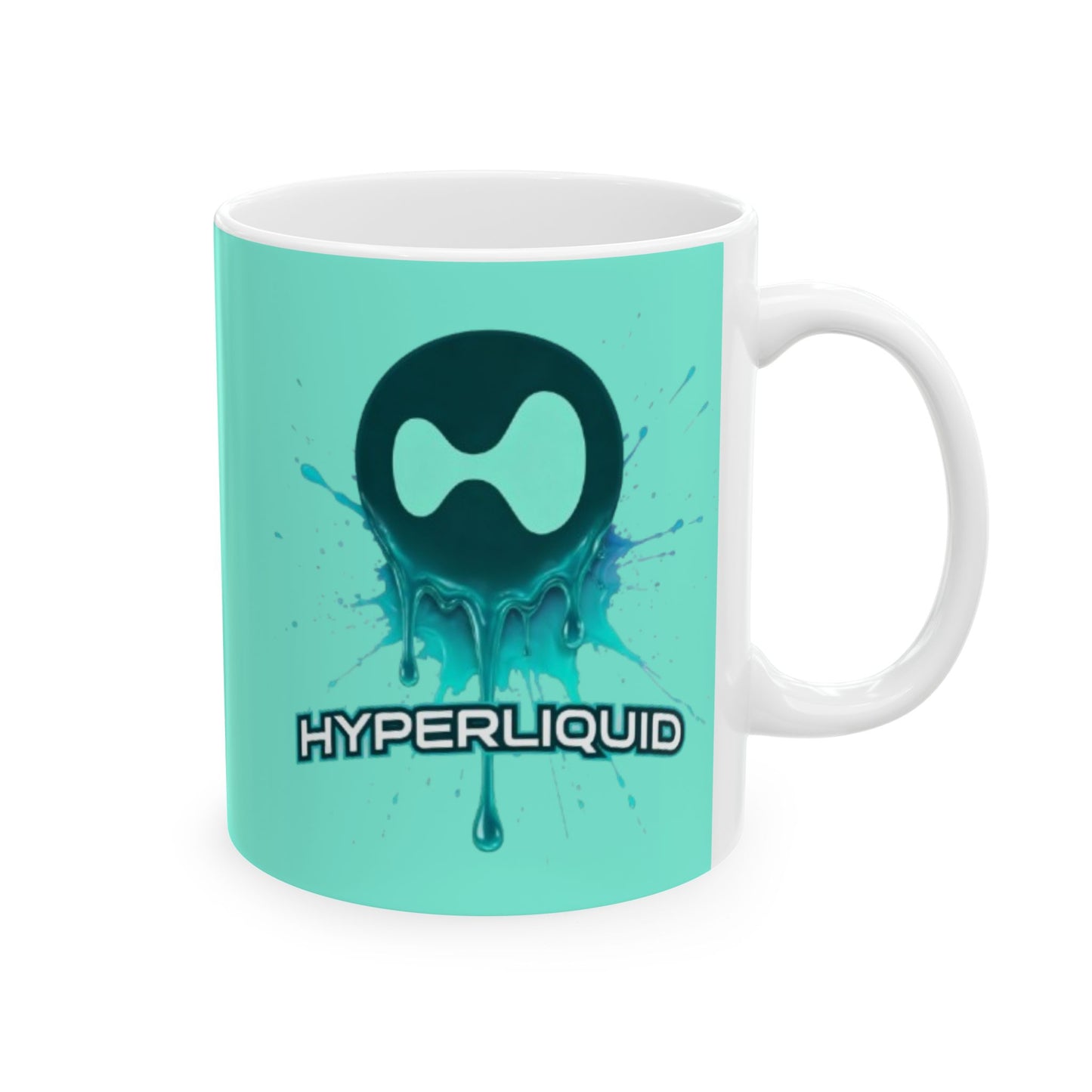 HYPE Drip Light Hyperliquid Mug by cypherpunkgear.com