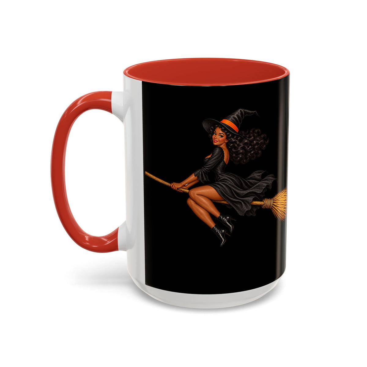 Velvet Vex Black Accent Mug by CreepyCrafts.boo
