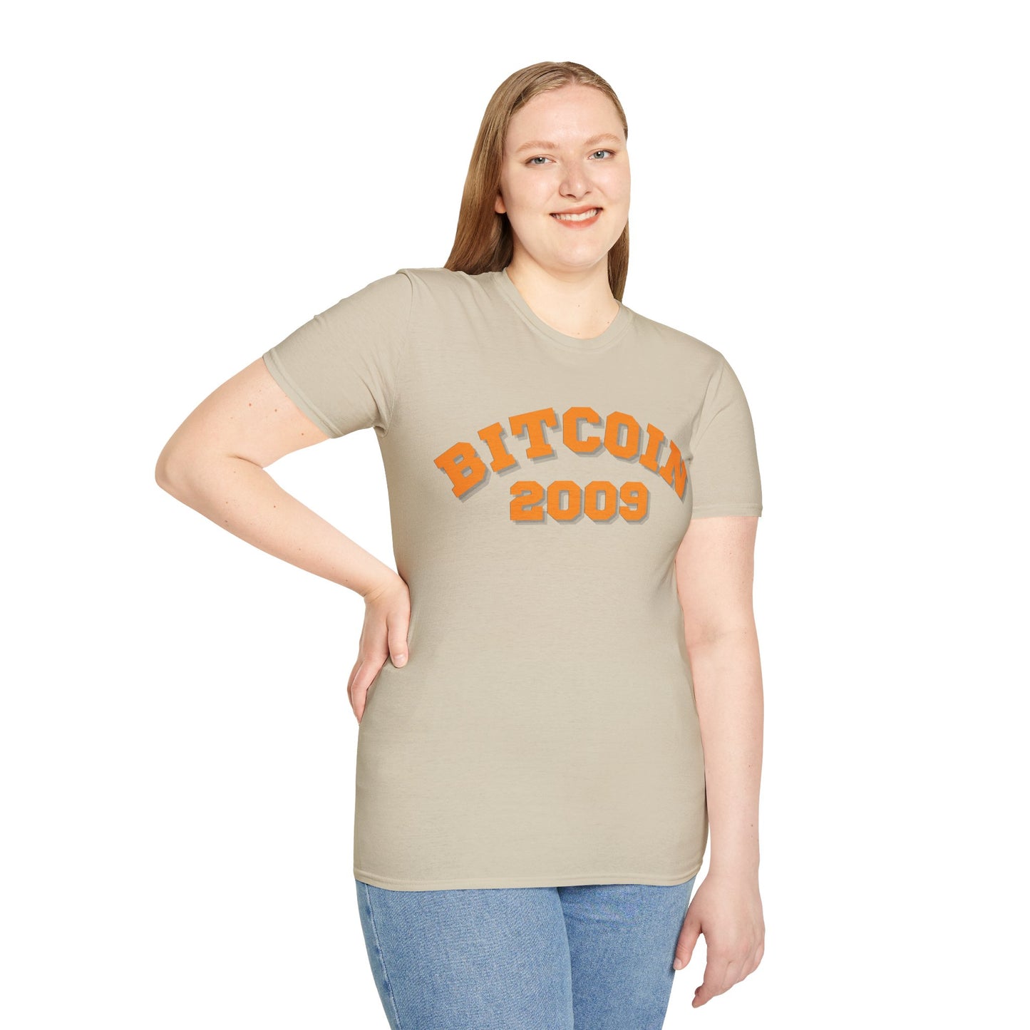 Bitcoin 2009 Light colors Unisex T-Shirt by cypherpunkgear.com