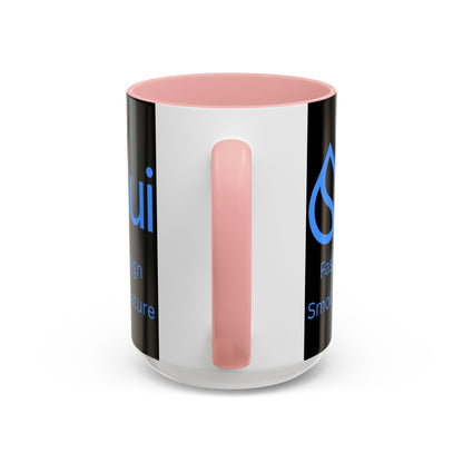 SUI Black Accent Mug by cypherpunkgear.com