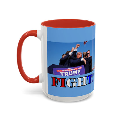 Fight! Accent Mug by cypherpunkgear