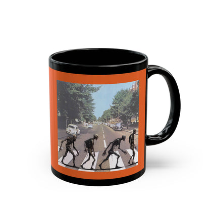 2-sided, Scabby Road Orange Mug by CreepyCrafts.boo