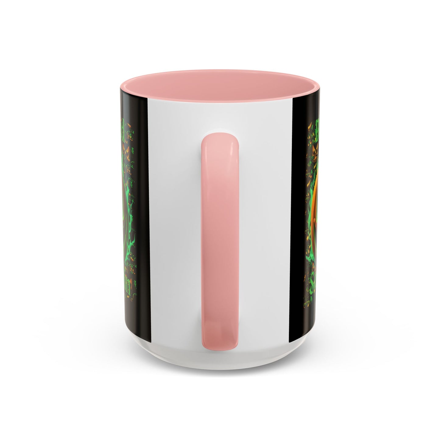 Blessed Samhain Green Jack Black Accent Mug by CreepyCrafts.boo