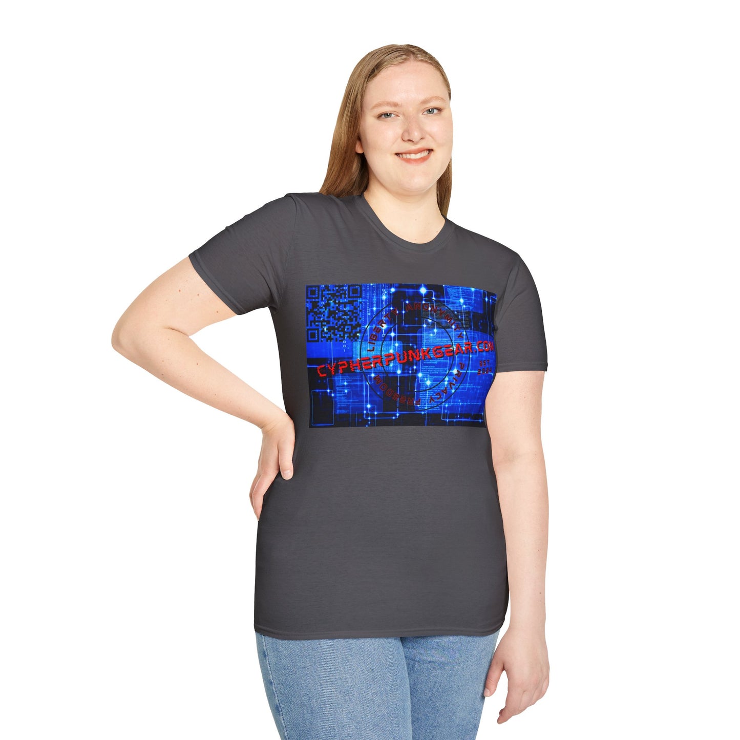Cypherpunkgear.com logo Dark colors Unisex T-Shirt by cypherpunkgear.com