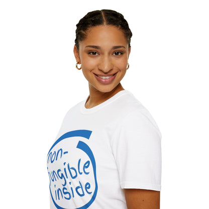 Non-Fungible Inside Light colors Unisex T-Shirt by cypherpunkgear.com