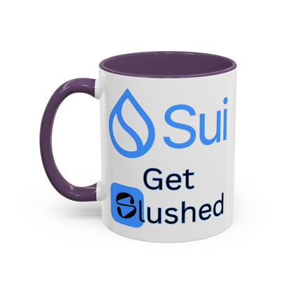 Sui: Get Slushed White Accent Mug by cypherpunkgear.com