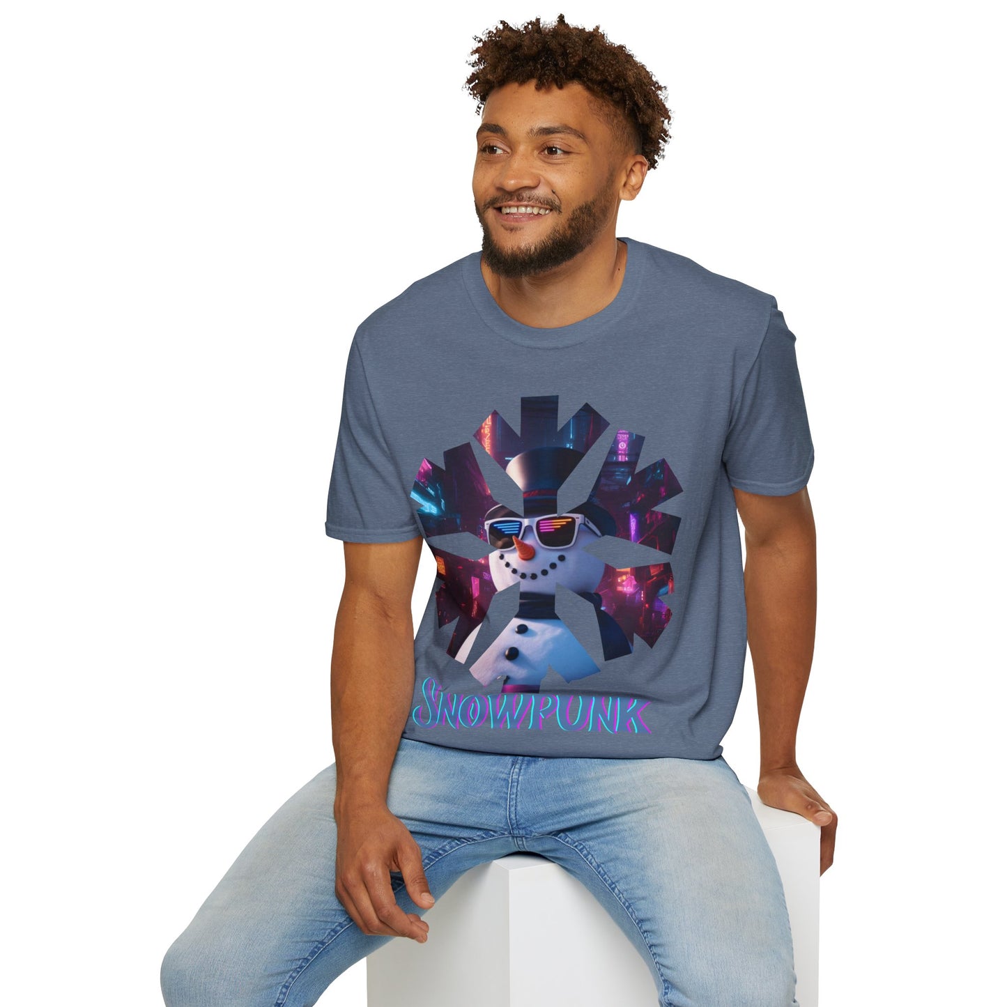 Snowpunk Dark colors Unisex T-Shirt by cypherpunkgear.com