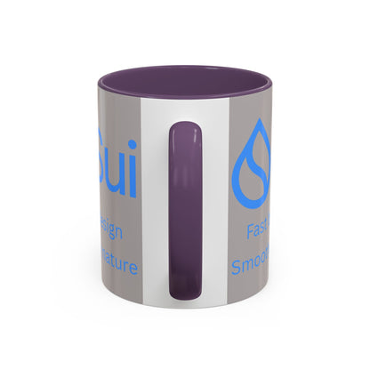 SUI Grey Accent Mug by cypherpunkgear.com