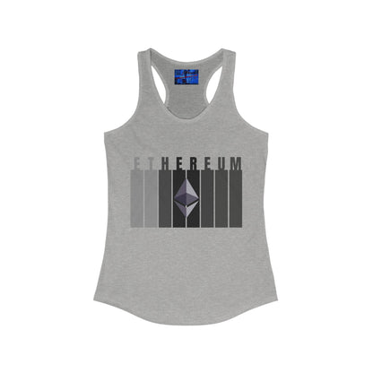 Ethereum (ETH) Women's Racerback Tank Top by cypherpunkgear.com