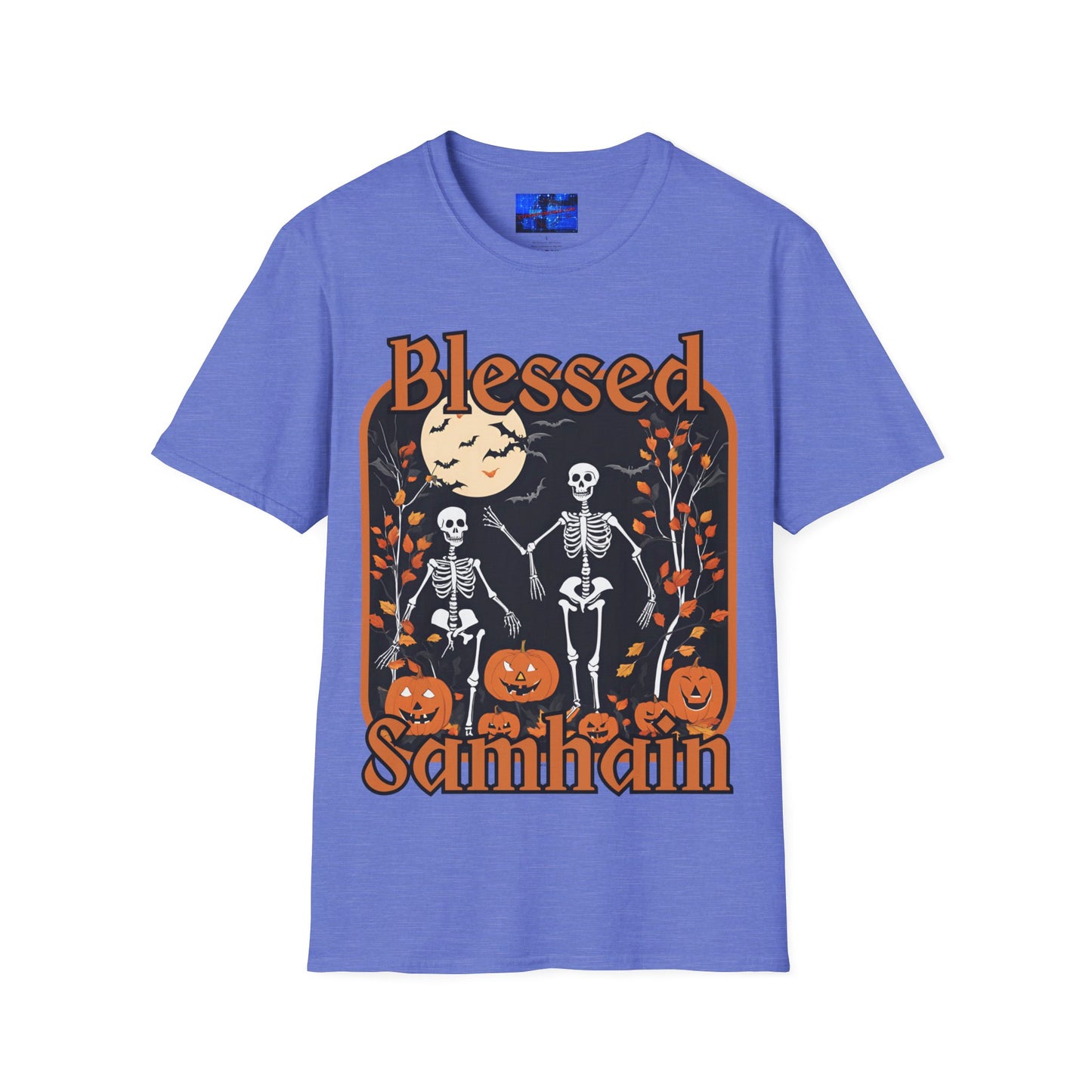 Spooktacular Skeletons of Samhain LTcolors Unisex T-Shirt by cypherpunkgear