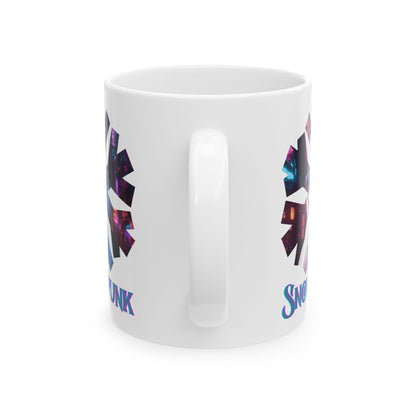 Snowpunk White Mug by cypherpunkgear.com