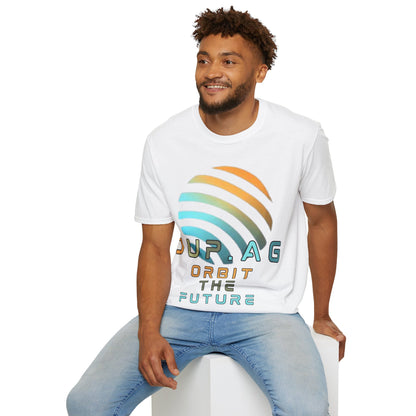 Jupiter (JUP) Orbit the Future Light colors Unisex T-Shirt by cypherpunkgear.com