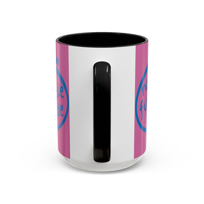 Non-Fungible Inside Pink Accent Mug by cypherpunkgear.com