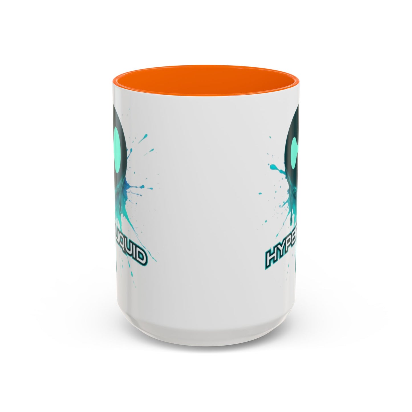 HYPE Drip White Accent Mug by cypherpunkgear.com