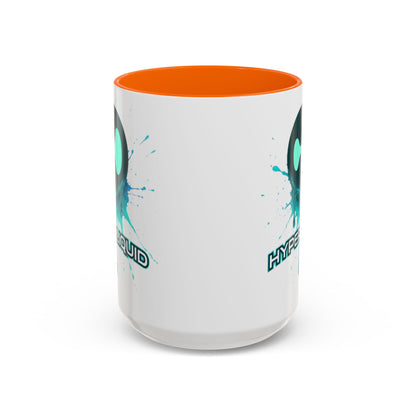 HYPE Drip White Accent Mug by cypherpunkgear.com