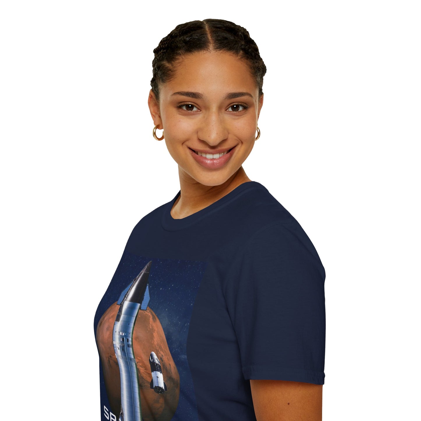 SpaceX Mars Unisex T-Shirt by cypherpunkgear.com