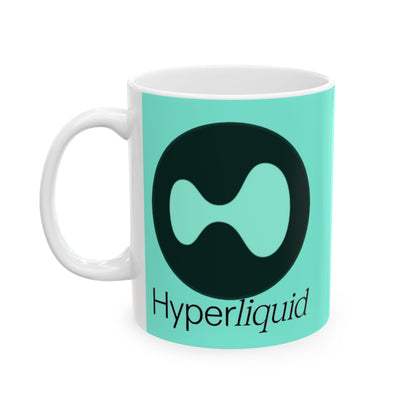 Hyperliquid Black font Light Hyperliquid Mug by cypherpunkgear.com