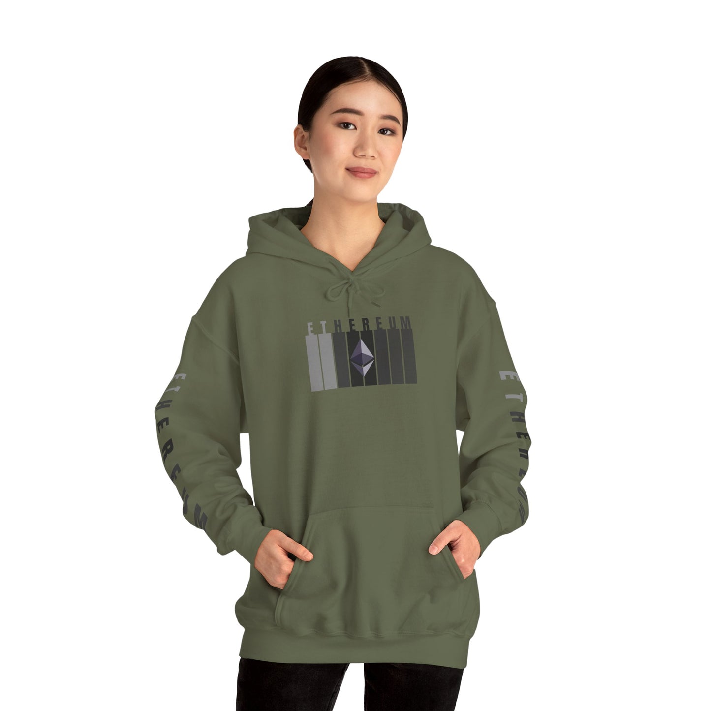 Ethereum (ETH) Hoodie Unisex Heavy Blend™ Hooded Sweatshirt by cypherpunkgear.com