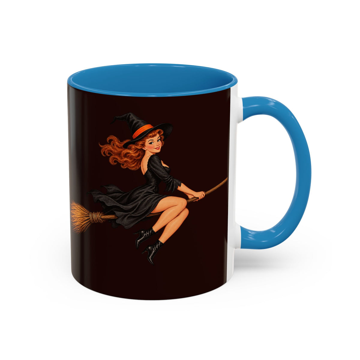 Hazel Hex Brown Accent Mug by CreepyCrafts.boo