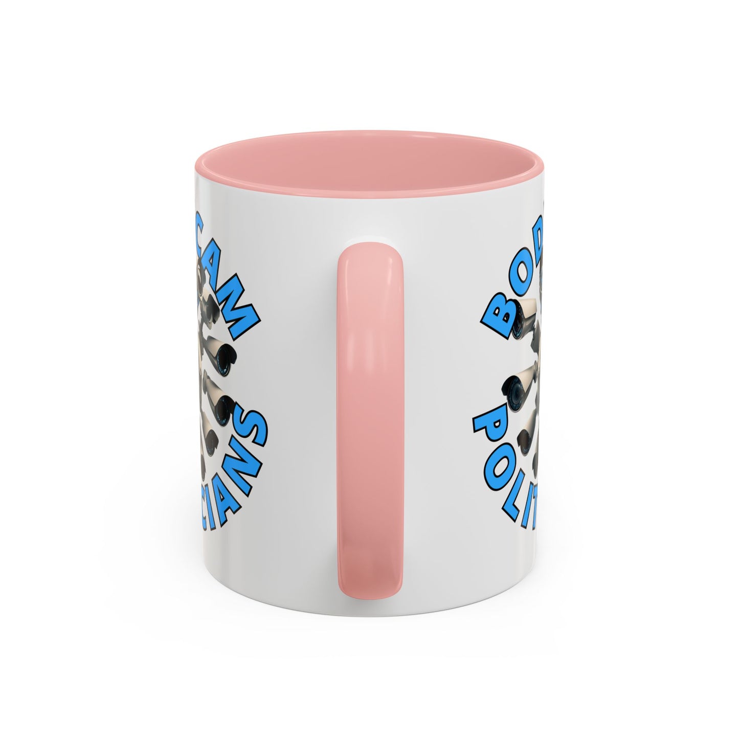 Bodycam the Politicians Cameras White Accent Mug by cypherpunkgear.com