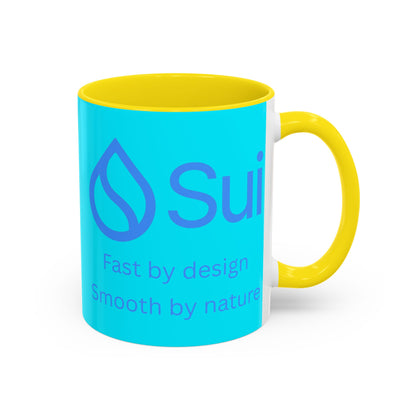 SUI Light Blue Accent Mug by cypherpunkgear.com