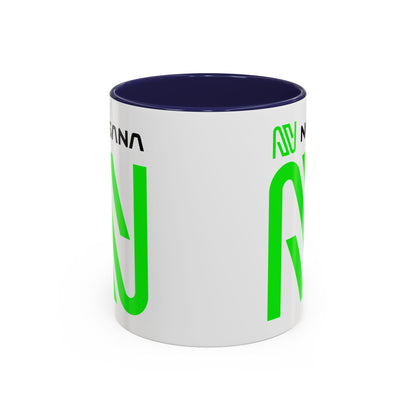 Nosana (NOS) Accent Mug by cypherpunkgear