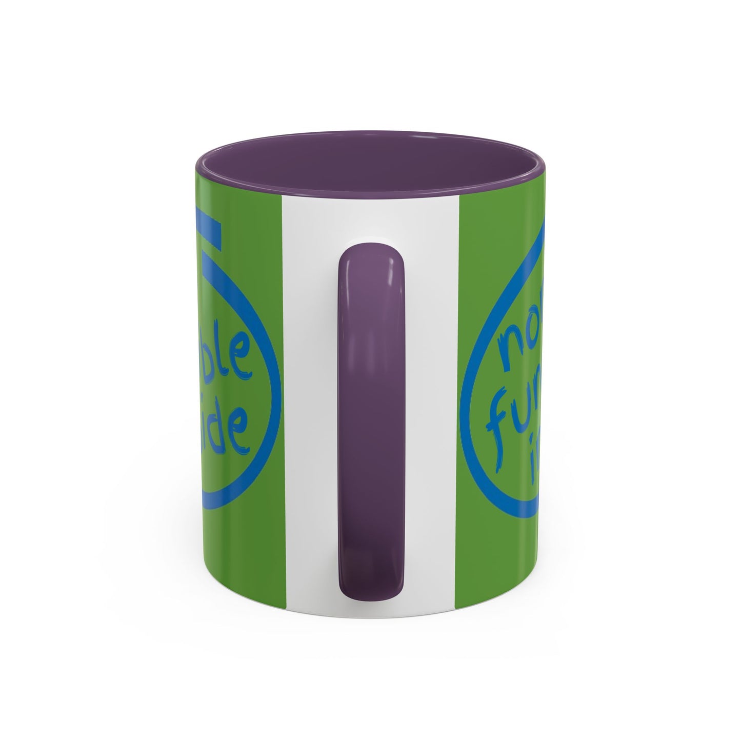 Non-Fungible Inside Green Accent Mug by cypherpunkgear.com