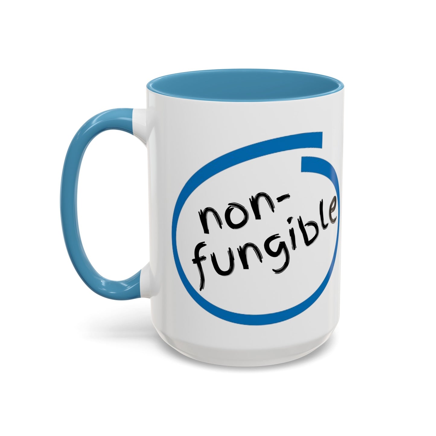 Nonfungible Accent Mug by cypherpunkgear