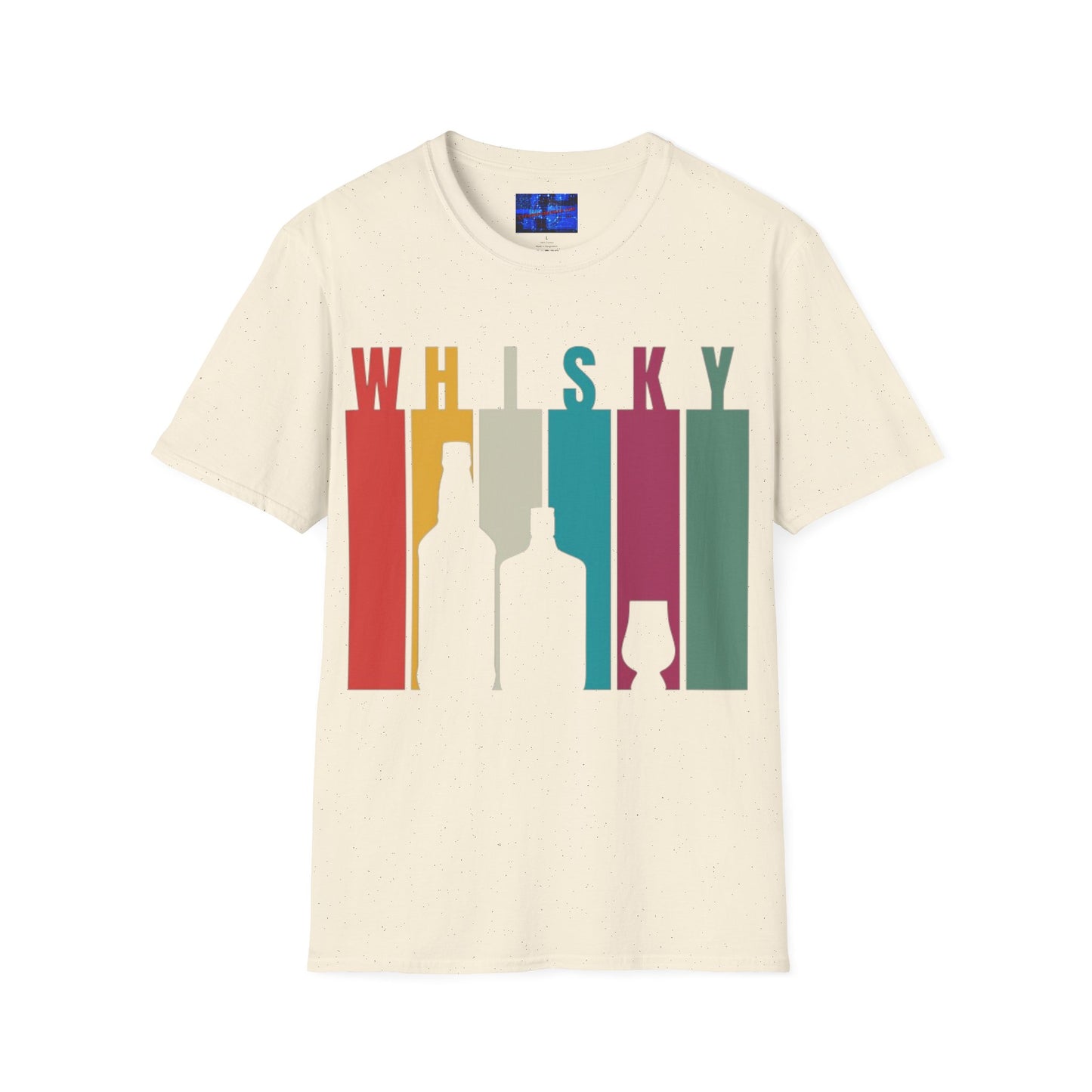 Whisky spelled without an 'e' Light colors Unisex T-Shirt by cypherpunkgear.com