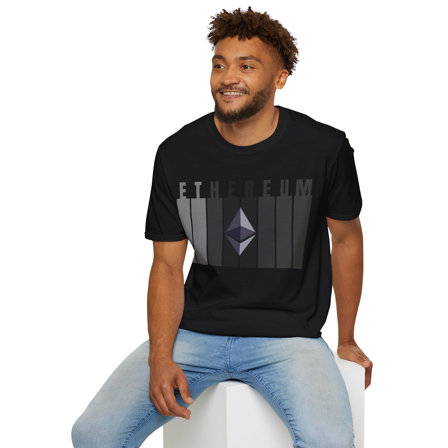 Ethereum (ETH) Dark colors Unisex T-Shirt by cypherpunkgear.com