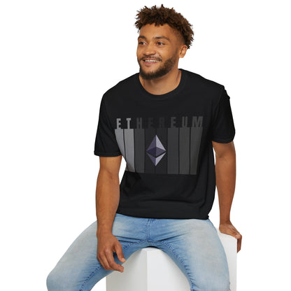 Ethereum (ETH) Dark colors Unisex T-Shirt by cypherpunkgear.com