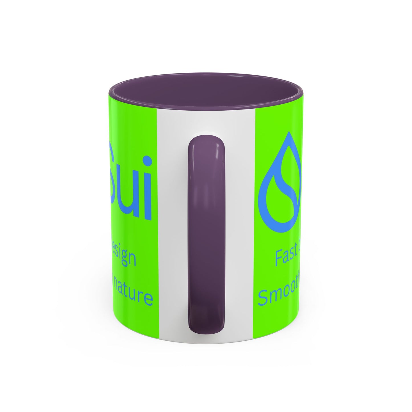 SUI Green Accent Mug by cypherpunkgear.com