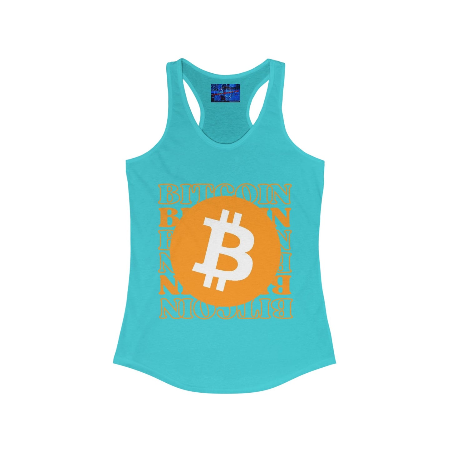 Bitcoin Bitcoin Bitcoin (BTC) Women's Racerback Tank Top by cypherpunkgear.com