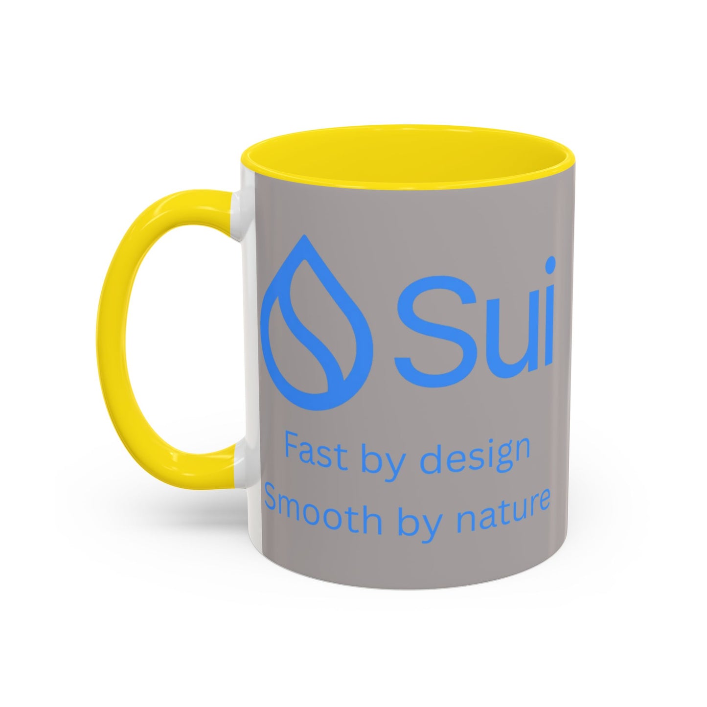 SUI Grey Accent Mug by cypherpunkgear.com
