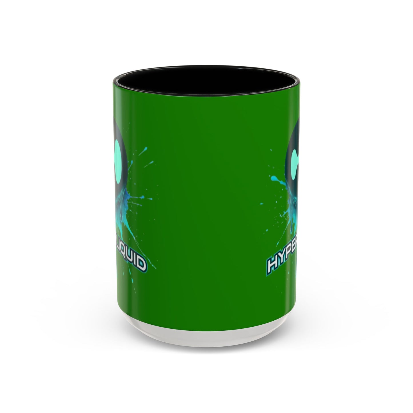 HYPE Drip Green Accent Mug by cypherpunkgear.com