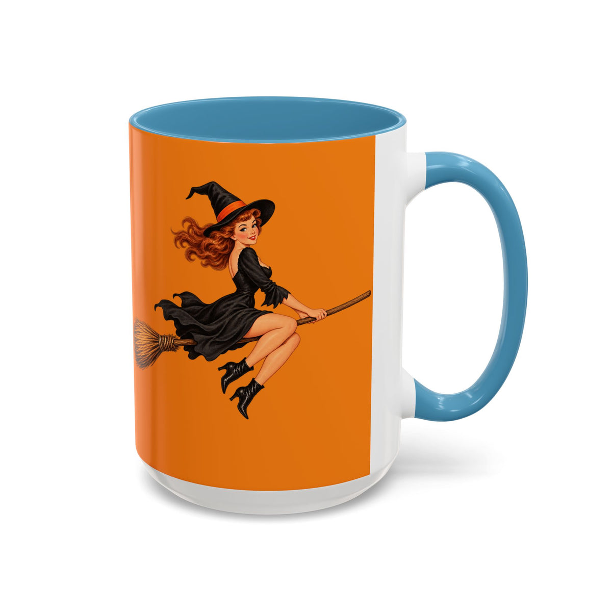 Hazel Hex Orange Accent Mug by CreepyCrafts.boo