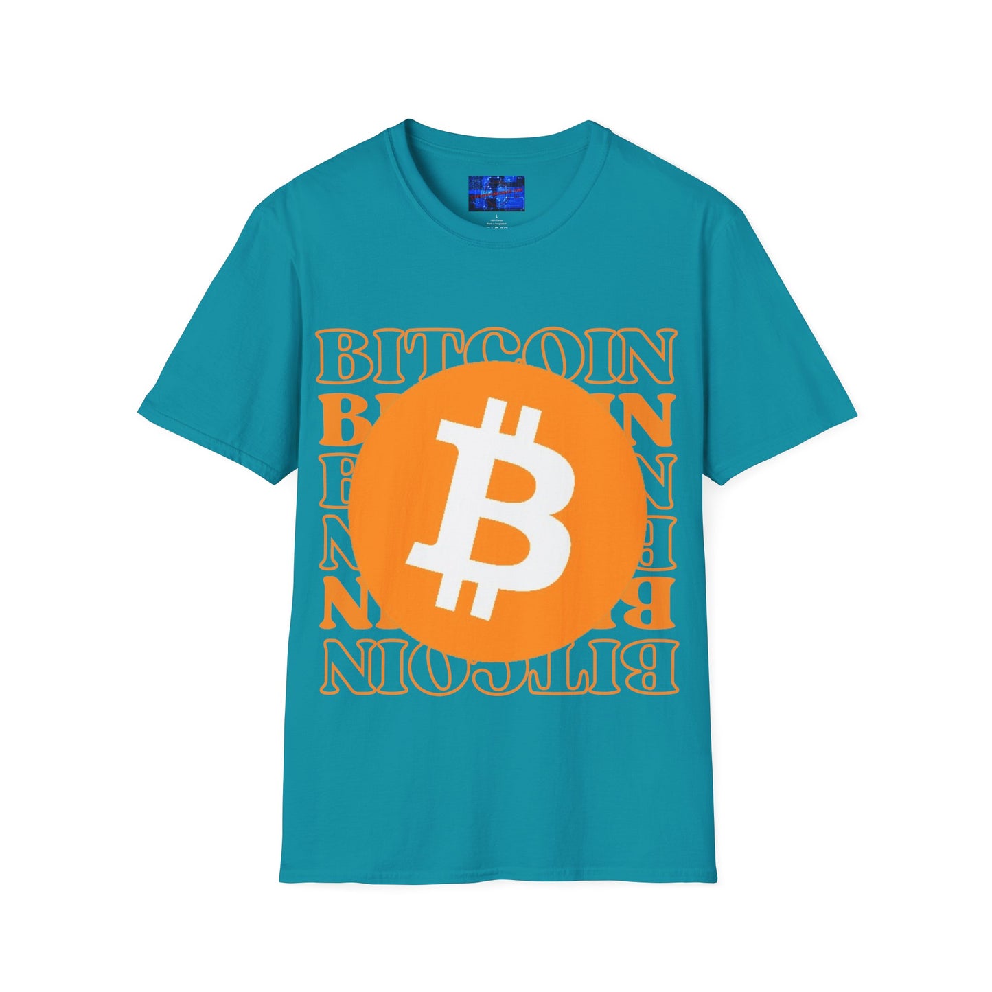 Bitcoin Bitcoin Bitcoin (BTC) Dark colors Unisex T-Shirt by cypherpunkgear.com