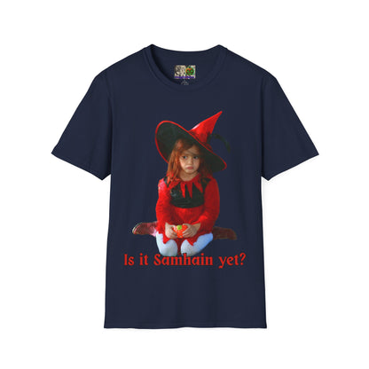 Is it Samhain yet? DKcolors Unisex T-Shirt by CreepyCrafts.boo