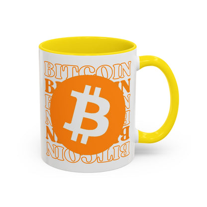 ¡Bitcoin! ¡Bitcoin! ¡Bitcoin por cypherpunkgear! Taza de café decorativa (11, 15 oz) 