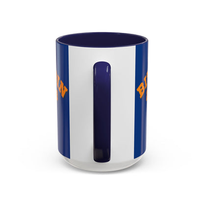 Bitcoin 2009 Dark Blue Accent Mug by cypherpunkgear.com