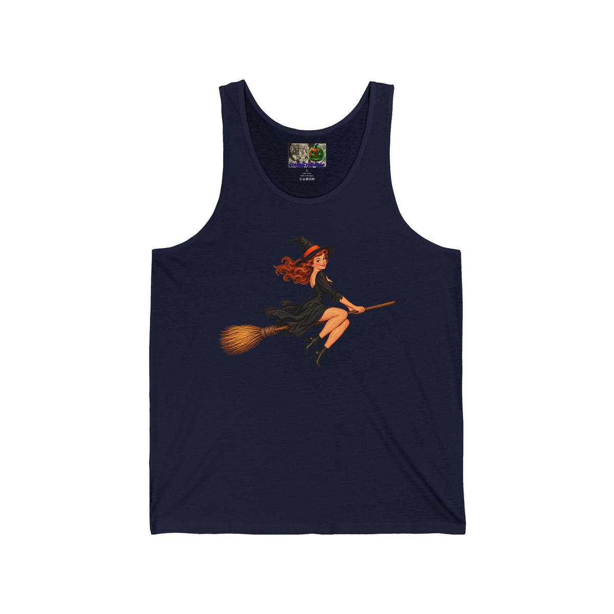 Hazel Hex Unisex Jersey Tank Top by CreepyCrafts.boo