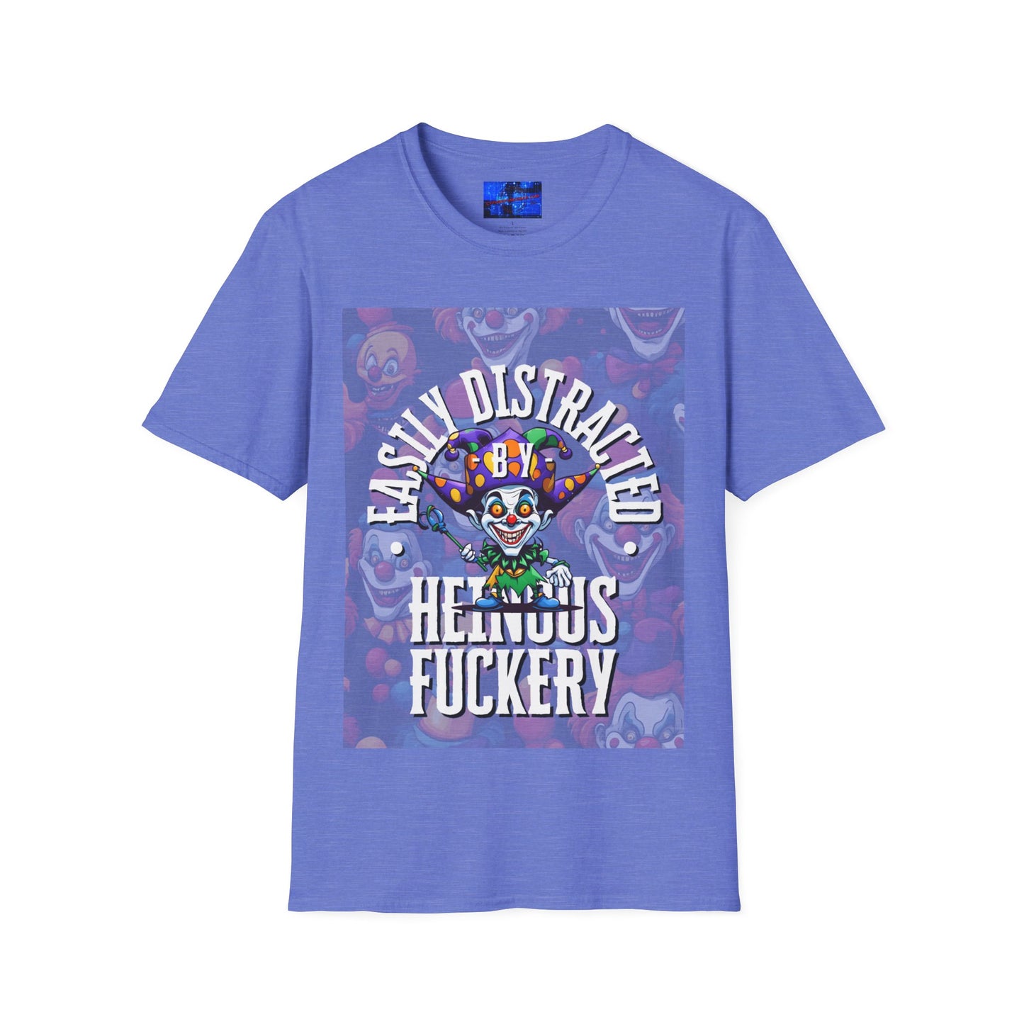 Easily Distracted by Heinous Fuckery Little Jincs LTcolors Unisex T-Shirt by cypherpunkgear