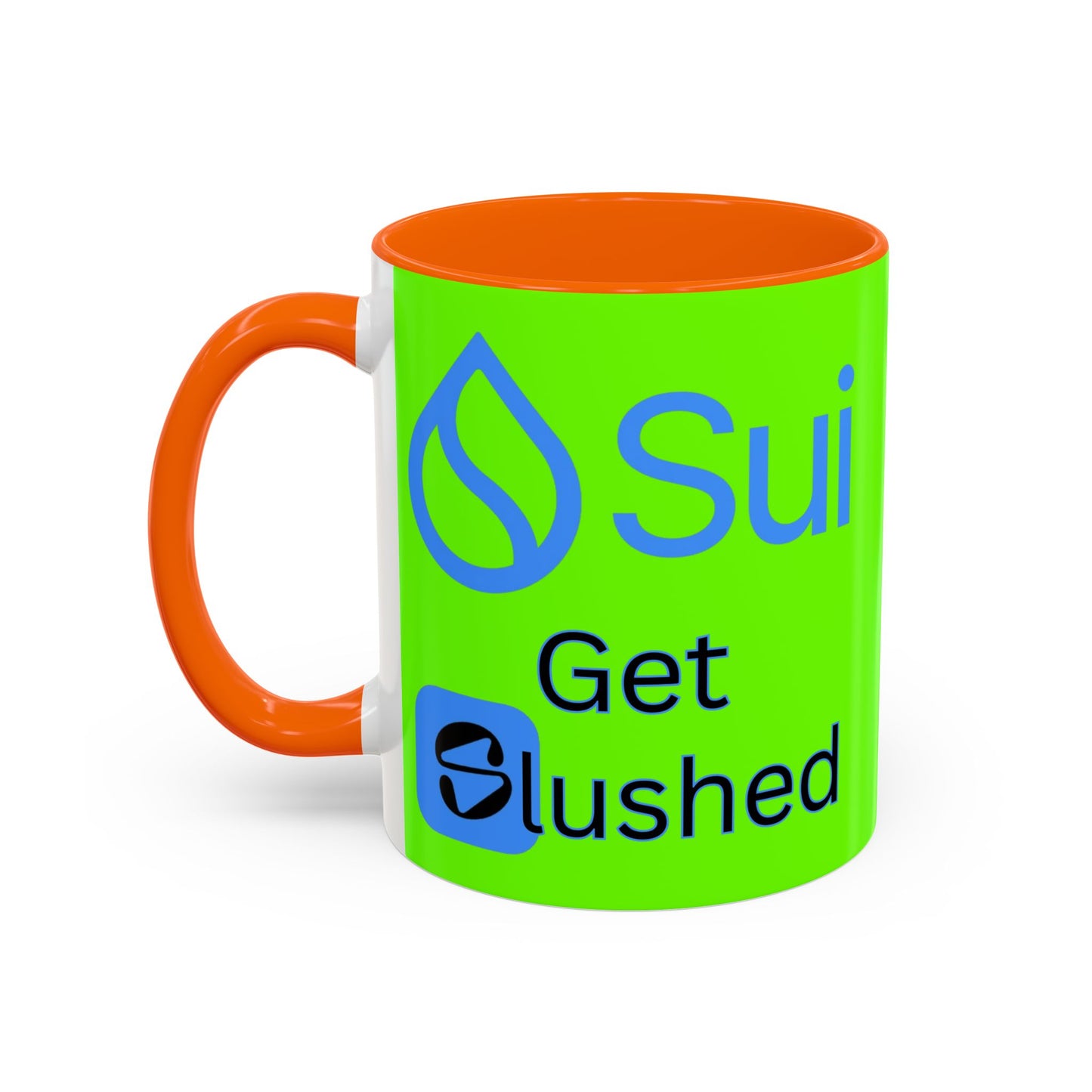 Sui: Get Slushed Green Accent Mug by cypherpunkgear.com