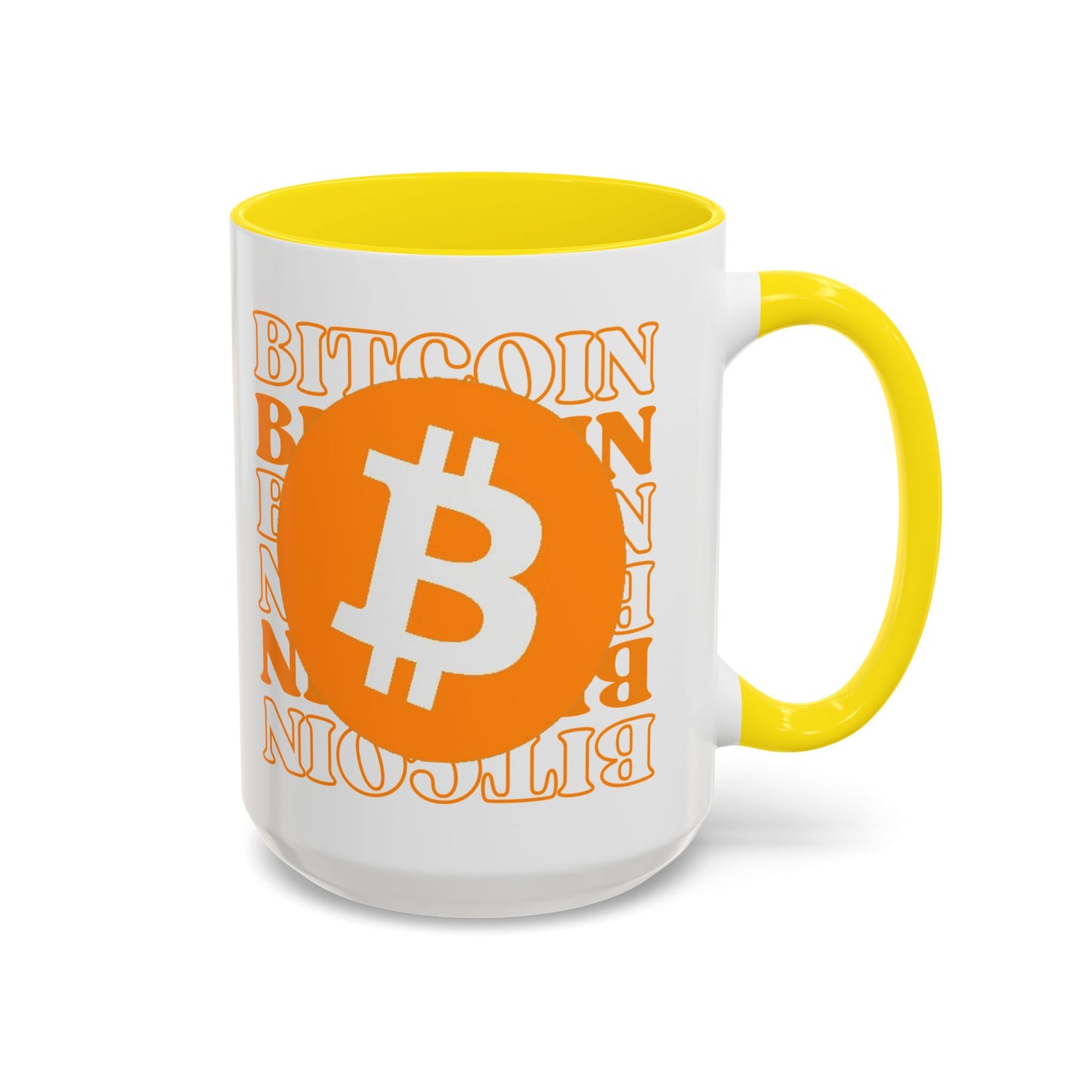 ¡Bitcoin! ¡Bitcoin! ¡Bitcoin por cypherpunkgear! Taza de café decorativa (11, 15 oz) 