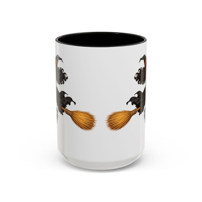 Velvet Vex White Accent Mug by CreepyCrafts.boo
