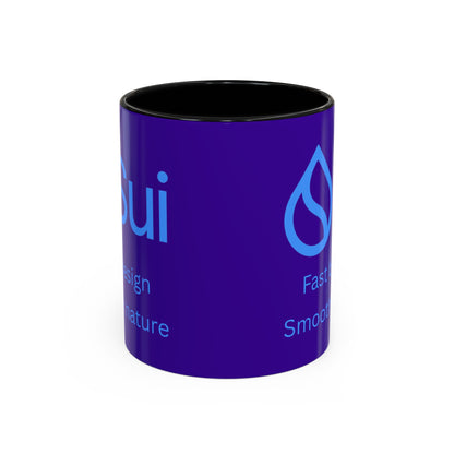 SUI Purple Accent Mug by cypherpunkgear.com