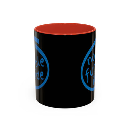 Non-Fungible Inside Black Accent Mug by cypherpunkgear.com