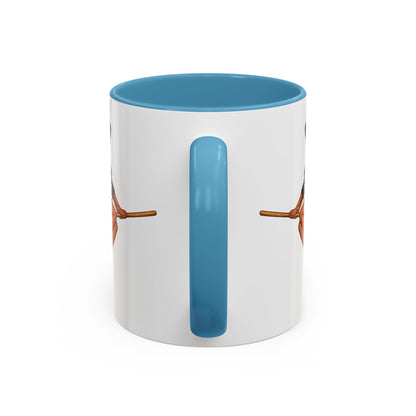 Velvet Vex White Accent Mug by CreepyCrafts.boo