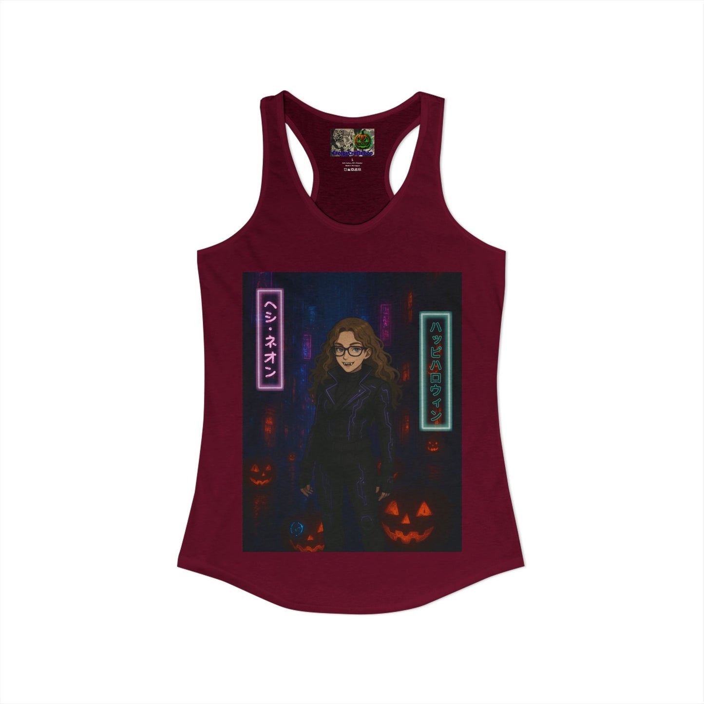 Hethyr Neon Women's Racerback Tank Top by CreepyCrafts.boo